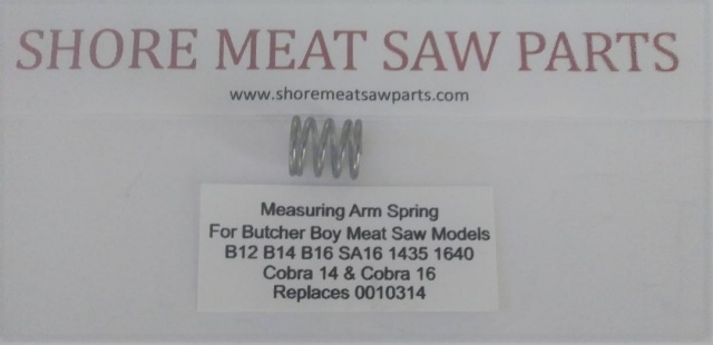 Measuring Arm Spring For Butcher Boy Meat Saw Replaces 61A, 0010314